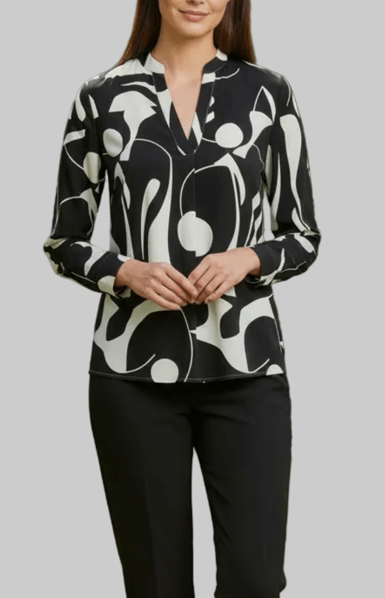 LUMAVIA – Elegant Women's Blouse Breathable Fabric Flattering Fit | Turnna