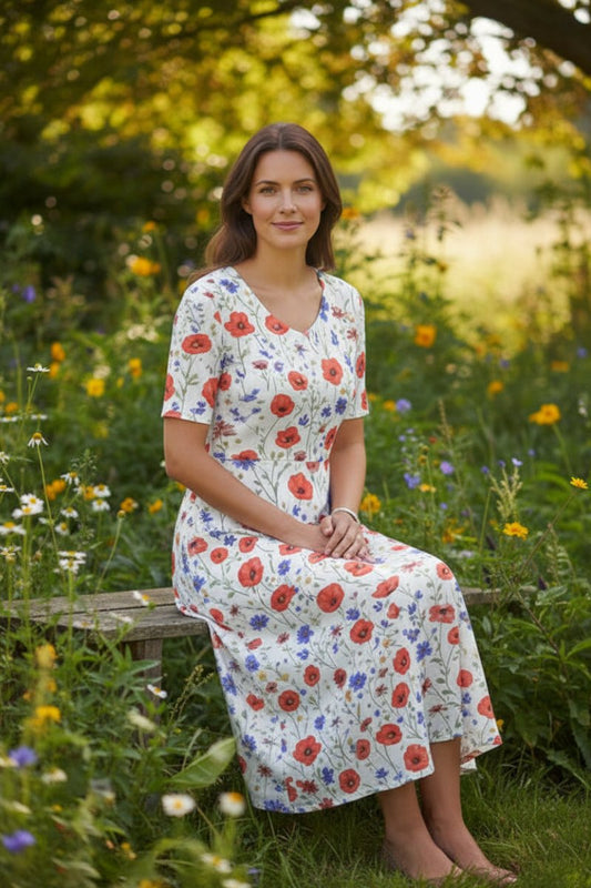 TALÉA – Women’s Knee-Length Dress with Flattering Fit and Hidden Pockets | Turnna