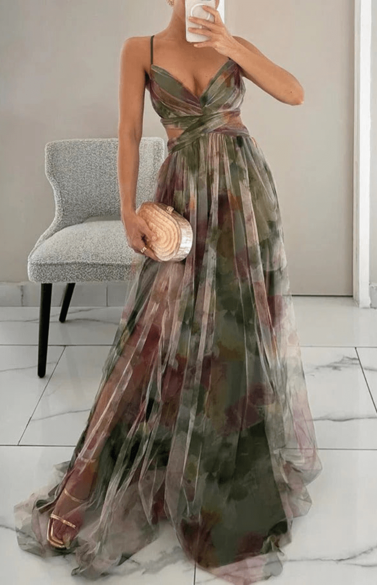 ALVÉON – Women’s Elegant Sleeveless Maxi Dress with Flowing Silhouette | Turnna