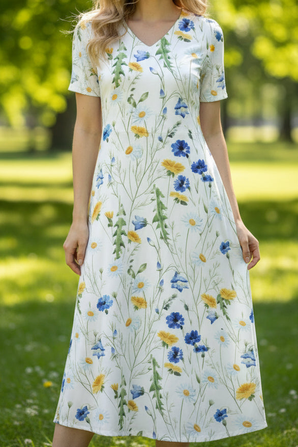 TALÉA – Women’s Knee-Length Dress with Flattering Fit and Hidden Pockets | Turnna