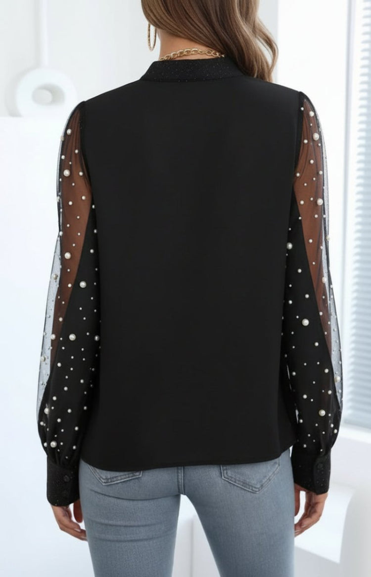 MARISELLE – Stylish V-Neck Blouse | Turnna