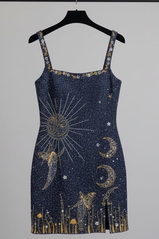 ZÉA – Women’s Chic Sleeveless Mini Dress with Subtle Shimmer | Turnna