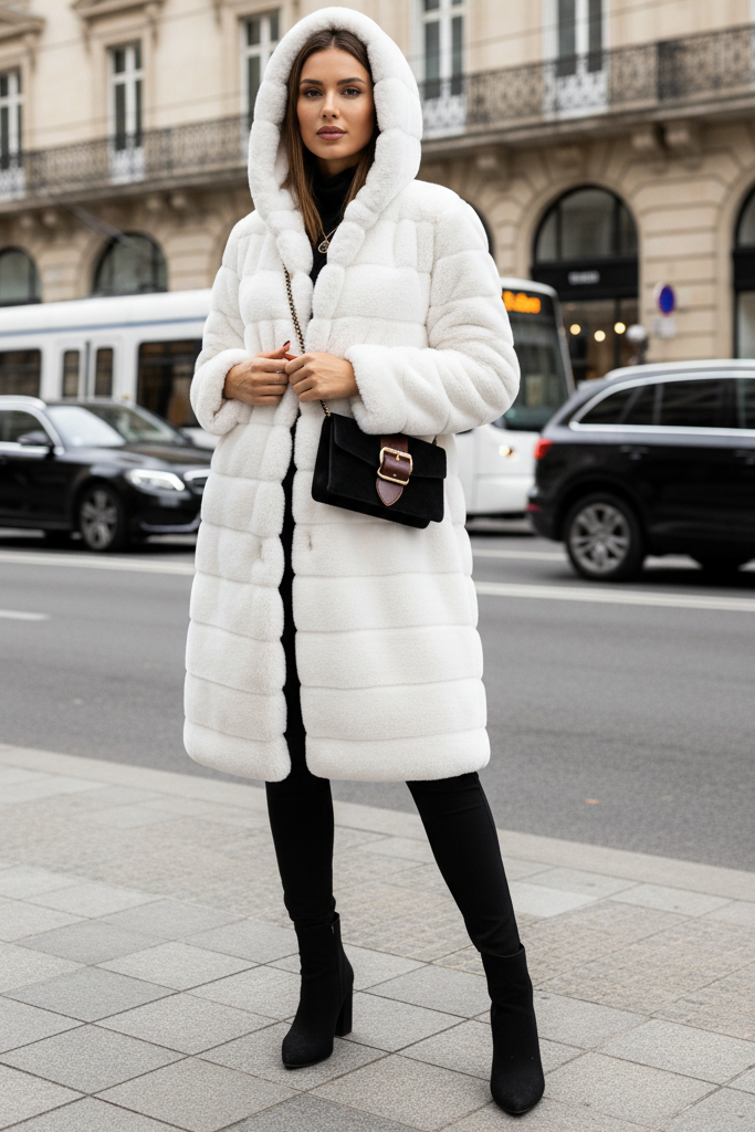 NOLÉA – Women’s Long Winter Coat for Cozy Elegance | Turnna