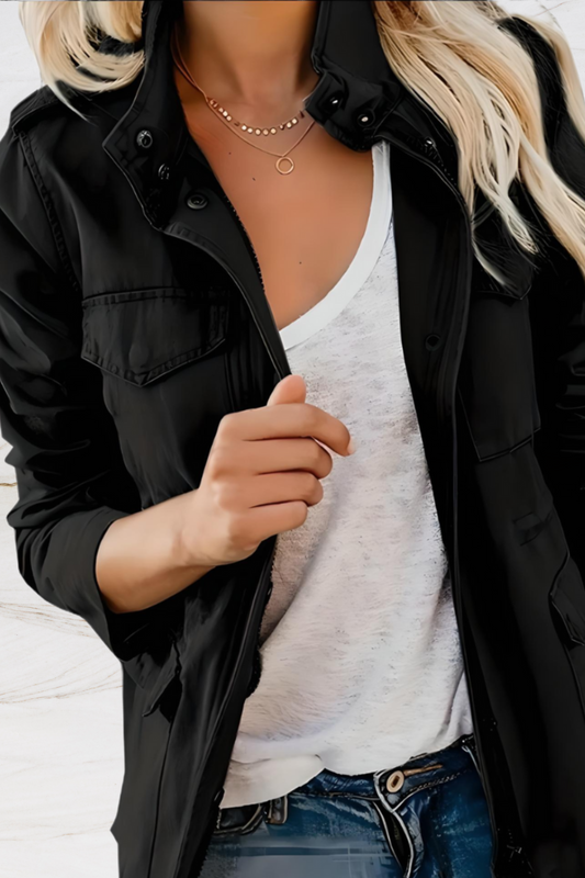 DAILYDRIFT – Chic Everyday Essentials Jacket: Lightweight Layer with Front Zipper | Turnna