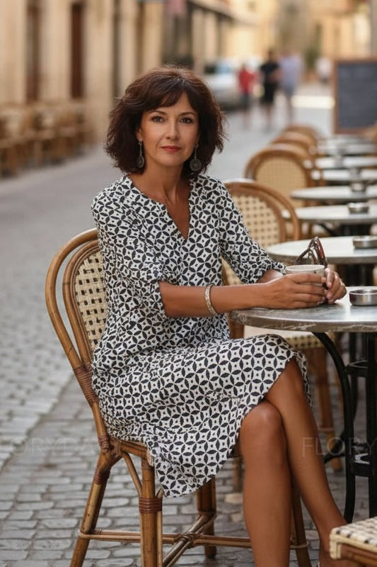 ALYANIE – Lightweight Relaxed Mini Dress for Everyday Summer Wear | Turnna