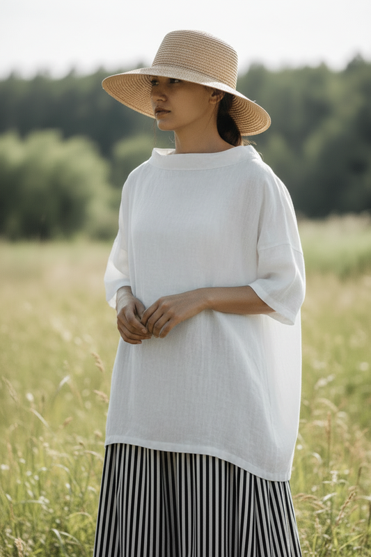 AMARA – Elegant Oversized Casual Tunic | Turnna