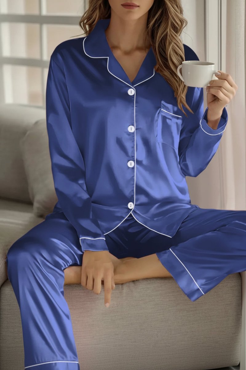 ELYSÉRA – Premium Women’s Silk Pajama Set, Chic Night & Home wear | Turnna