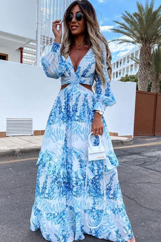 SOLENZA – Women’s Elegant Maxi Dress for Summer with Graceful Long Cut | Turnna