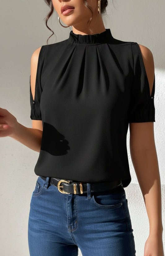 LUVIRA – Stylish Short Sleeve T-Shirt for Women, Lightweight Polyester Fit | Turnna